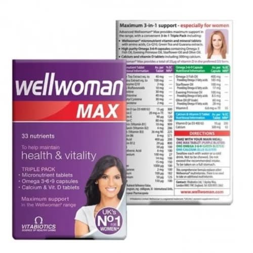 Vitabiotics Wellwoman Max Capsules - 84caps | Konga Online Shopping