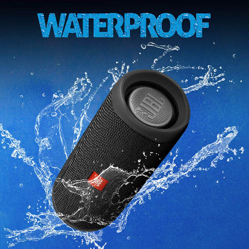 Flip 5 20 W Ipx7 Waterproof Bluetooth Speaker With Partyboost (without Mic, Black.