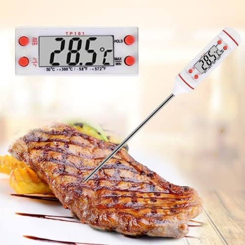 Tp-101 Digital Meat Thermometer For Cooking Food Kitchen Bbq Probe