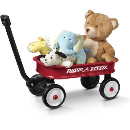 red kid wagon