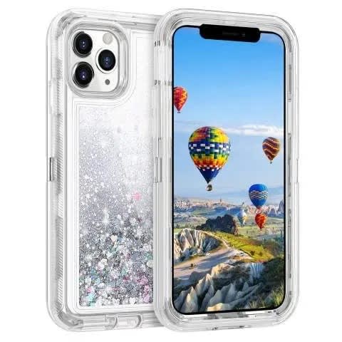 Glitter Bling Shiny Water Moving Phone Case For Iphone 11 Pro Konga Online Shopping