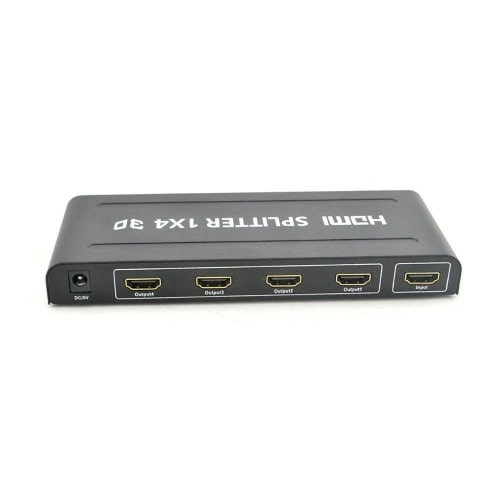 HDMI Splitter 1 input 4 output 1X4 HDMI Switch/Splitter Full HD 1080p 3D Enabled.