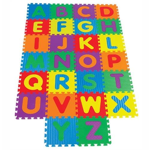 alphabet foam play mat