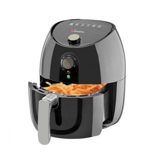 Geepas GAF37516 Air Fryer 1.8L - Cool touch Housing & handle, Overheat  Protection, LED ON-OFF Lights, 30 Minutes Timer, Rapid Air Circulation, Non  Stick Detachable Basket, Temperature & Timer Control