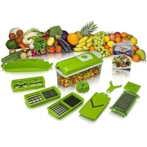 Kan niet lezen of schrijven Eigendom Verdienen Nicer Dicer Plus 6 In 1 Fruits Vegetable Slicer Cutter Grater | Konga  Online Shopping