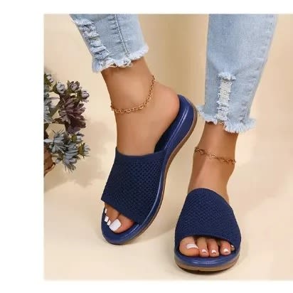 Female Slippers - Blue | Konga Online Shopping
