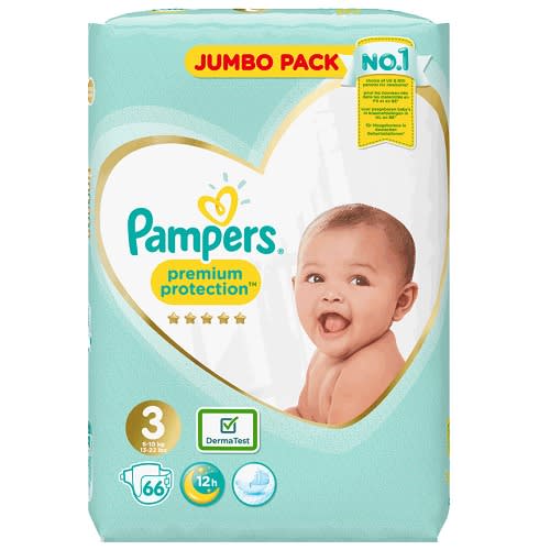 Europa bezoek methaan Pampers Premium Protection Baby Diapers Jumbo - Size 3 | Konga Online  Shopping