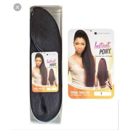 Sensationnel Instant Synthetic Ponytail Natural Perm Yaki 30