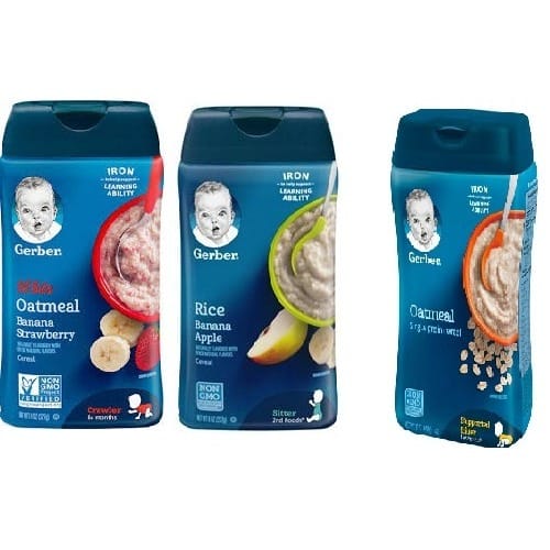 Gerber Baby Cereals 80z X 3 Packs 