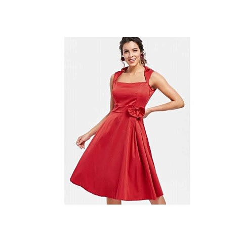 Bowknot embellished shop dress