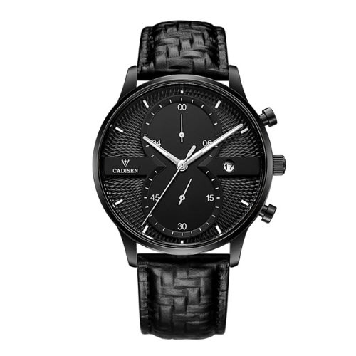 Cadisen Black Leather Watch | Konga Online Shopping