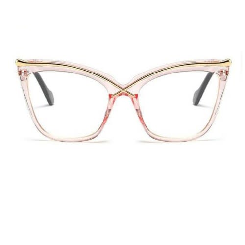 Square cat top eye glasses