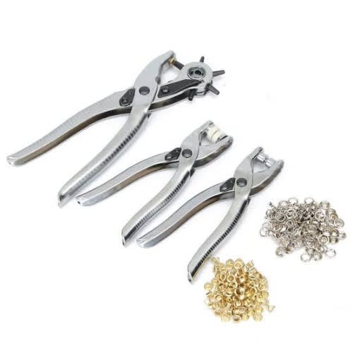 Original 3-in-1 Leather Hole Punches + Eyelet Plier + Snap Plier