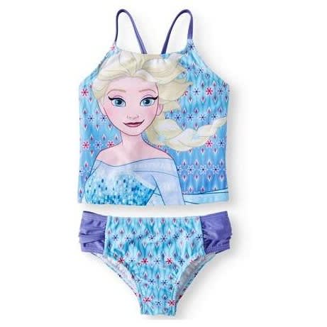 Disney Frozen Toddler Girl Tankini Swimming Suit Swimsuit Konga