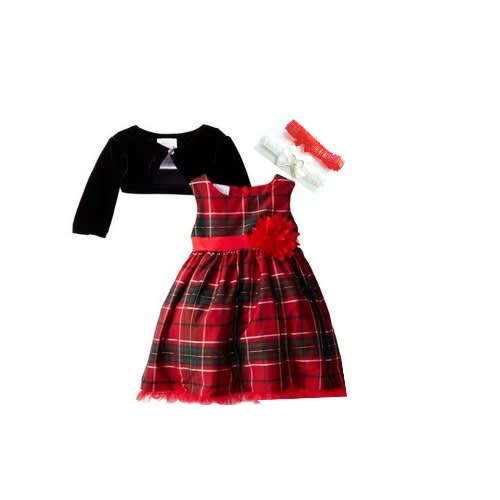 little girls tartan dress