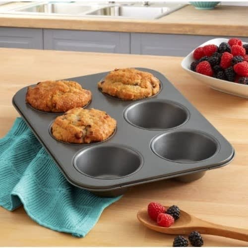 Non-stick Muffin, Cupcake Pan - 6 Slot