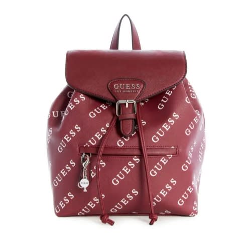 Guess Luella Logo Backpack – Burgundy | Konga Online Shopping