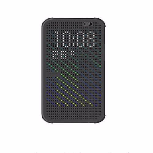 htc one m8 dot view case cover black