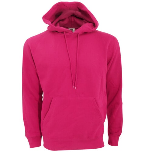 pink plain hoodie