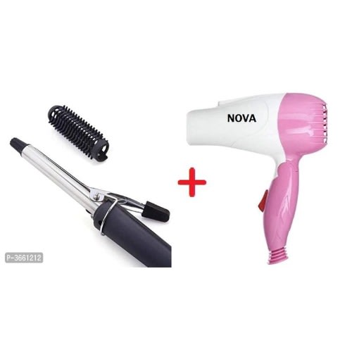 Nova NHC-471B Hair Curling Iron With 1000W Hand Dryer | Konga Online  Shopping