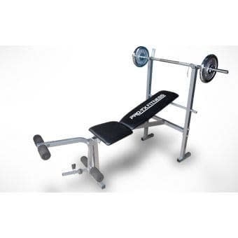 Weight Bench With 15kg Weight Plate And 66t Long Chromed Bar
