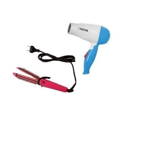 hair dryer curler straightener set