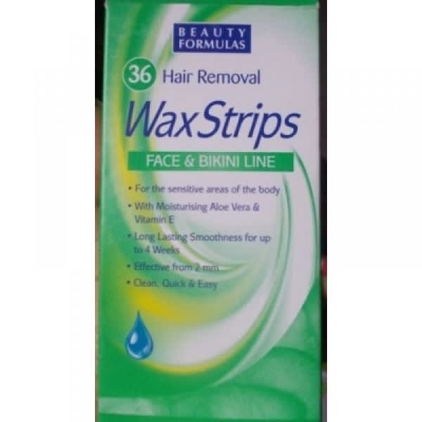 Beauty Formulas Hair Removal Wax Strips 36 Strips Konga Online