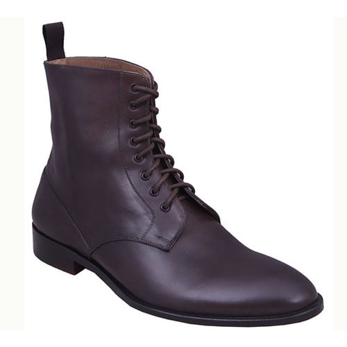 high ankle lace up boots