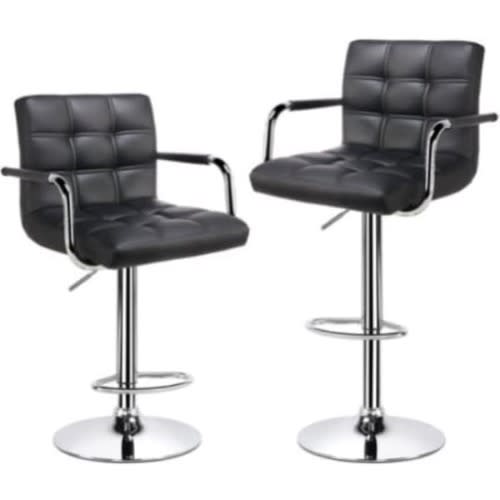 OK Emel Bar Stools Set Of 2 Black Konga Online Shopping