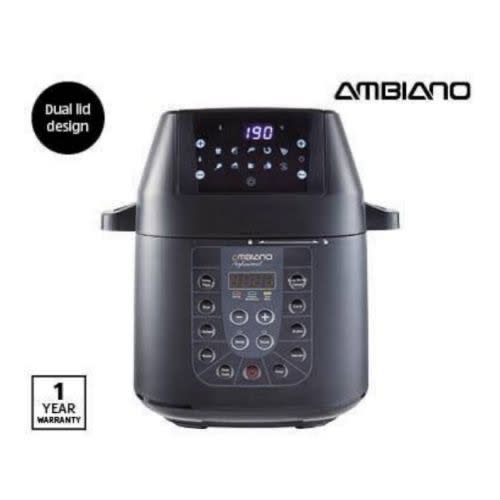 Ambiano 2in1 Multi Cooker 1500W 6l Pressure Cooker & Air Fryer
