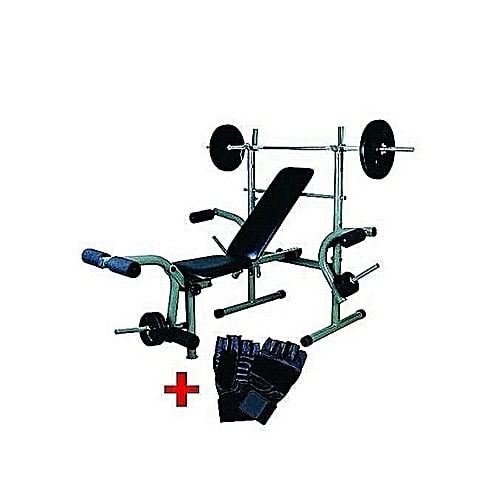 Weight Lifting Bench Press With 50kg Barbell Weight Konga Online