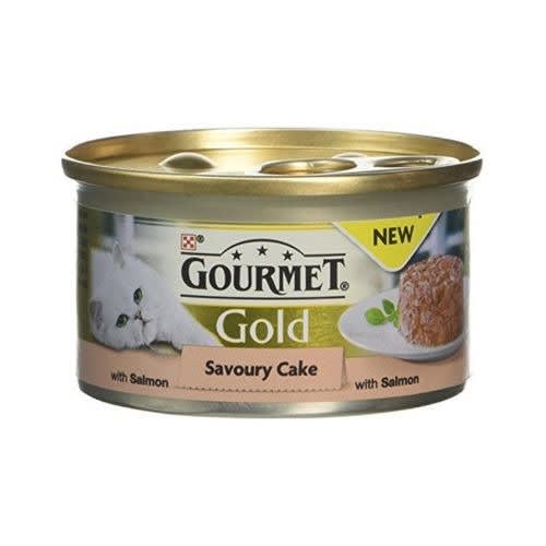 Gourmet savory cake top cat food