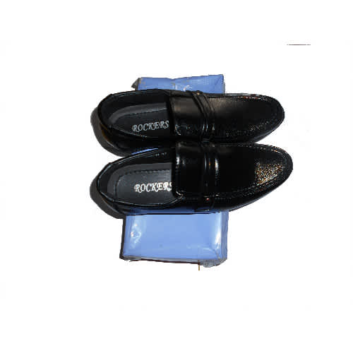 black infant boy shoes
