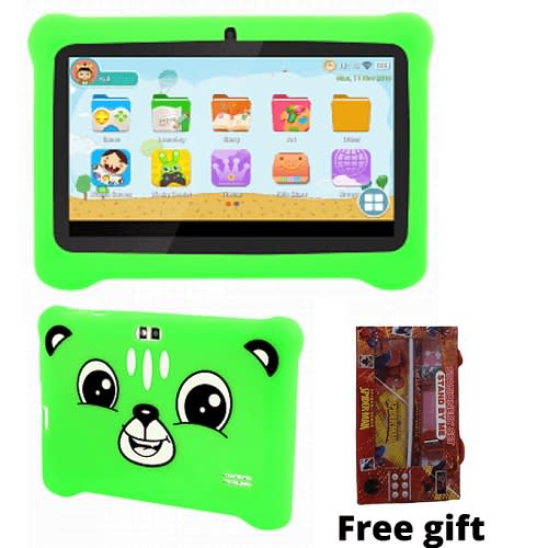 kid s tab 4 16gb rom 2gb ram wi fi android 8 1 0 tablet plus pouch green