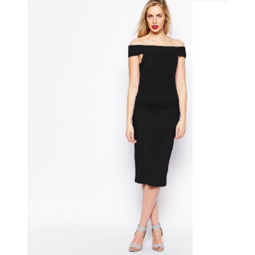 bardot maternity dress