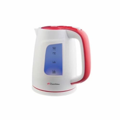 Binatone Electric Kettle - 1.7l - 1850-2200w - White & Red.