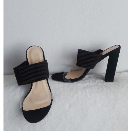 slide on block heels