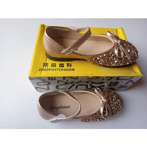 gold dressing shoes