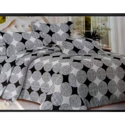 Black And White Polka Dot Bedding Set Duvet Bedsheet And 4