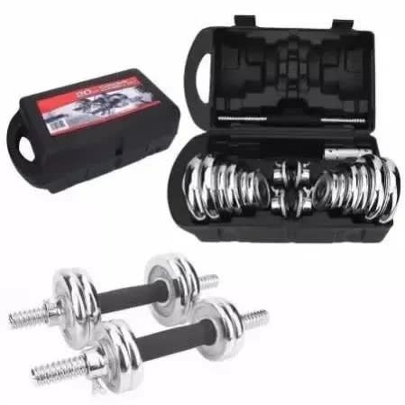 Chrome Dumbbell With Case 20kg Konga Online Shopping