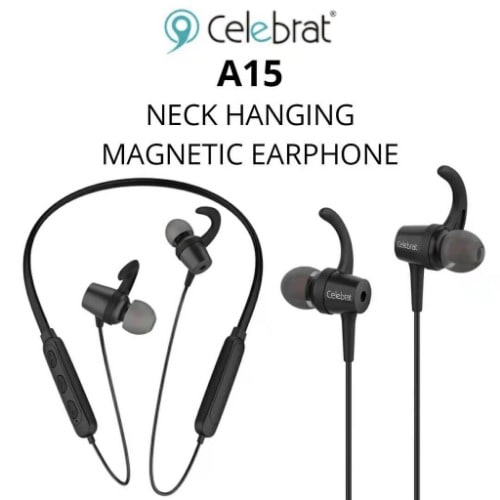 Neck hanging best sale magnetic earphones a15