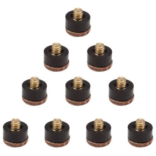 Pool & Snooker    X 10 pcs New 12mm Screw on Tips for 