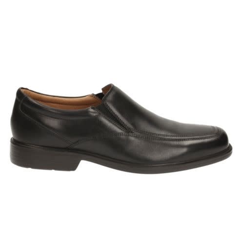 Clarks Agustin Walk - Black Leather | Konga Online Shopping