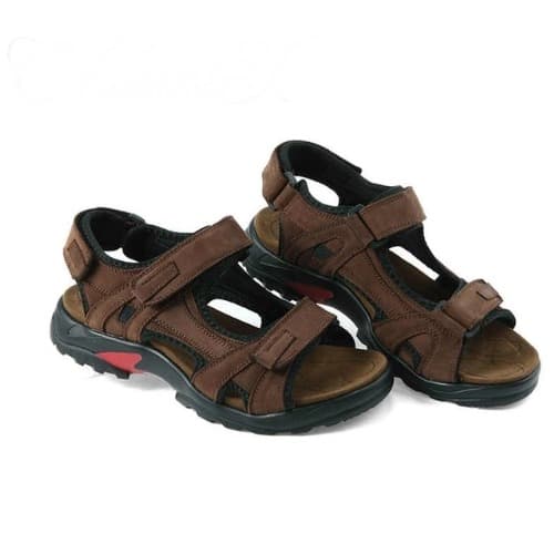 Genuine Leather Rugged Treckers Sandals - Brown | Konga Online Shopping