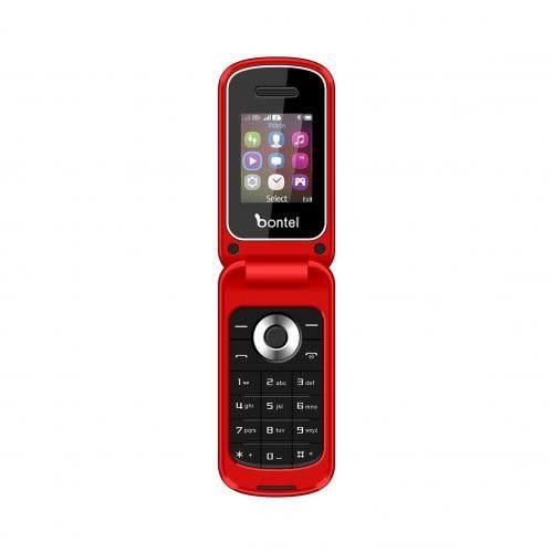 Bontel V9 - 1.77 - Colour Display - Flip Phone - 1000mah Battery- Red |  Konga Online Shopping