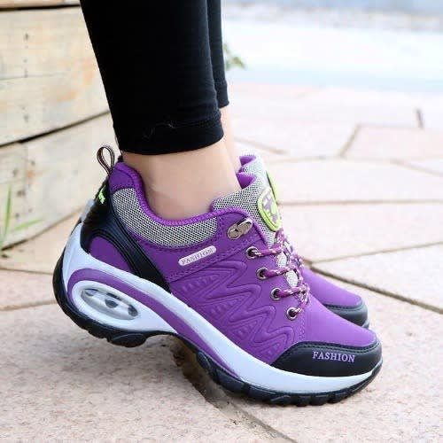 purple ladies sneakers