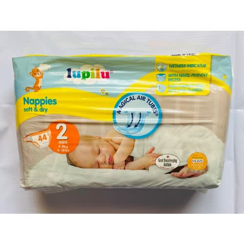 Newborn size 2 nappies on sale