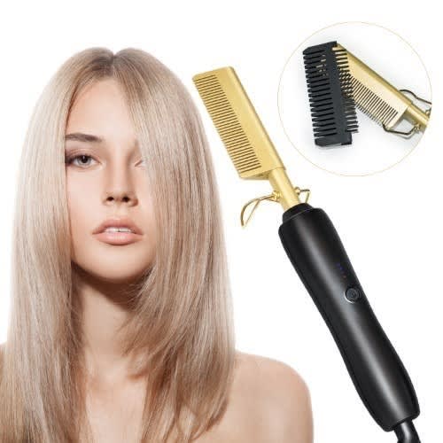 Electric Hot Hair Straightening Comb - 42W | Konga Online Shopping