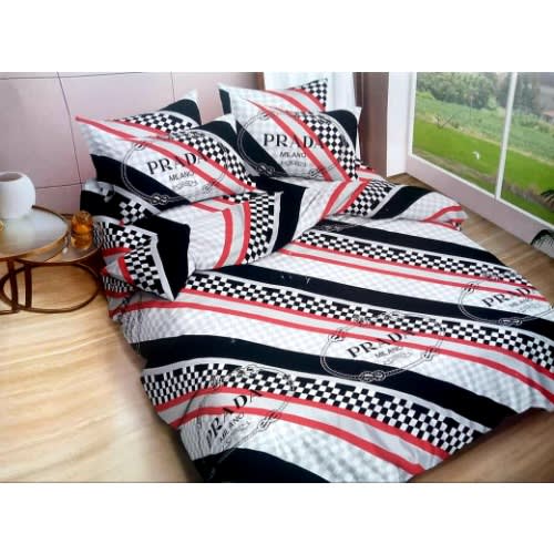 Prada Print Bedding Set - Duvet, Bedspread With 4 Pillowcases | Konga  Online Shopping