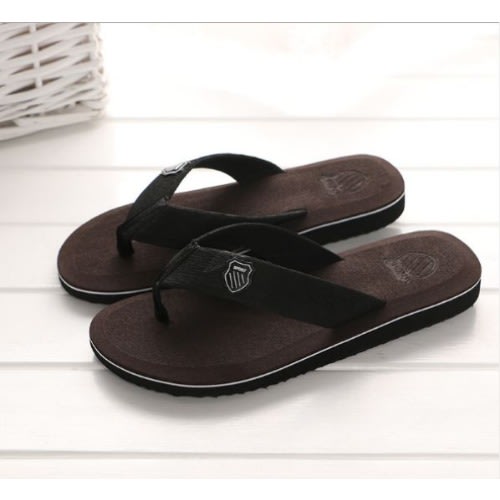 Unisex Casual Flip-flops Slippers- Dark Brown | Konga Online Shopping